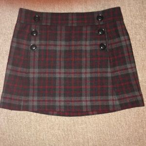 “The Gap” Plaid Skirt